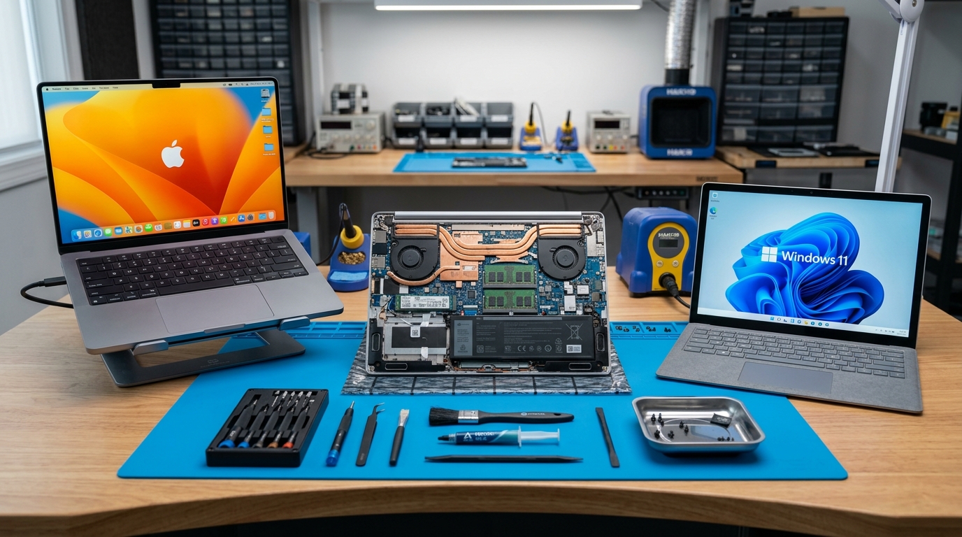 Computer, Laptop und MacBook Reparatur