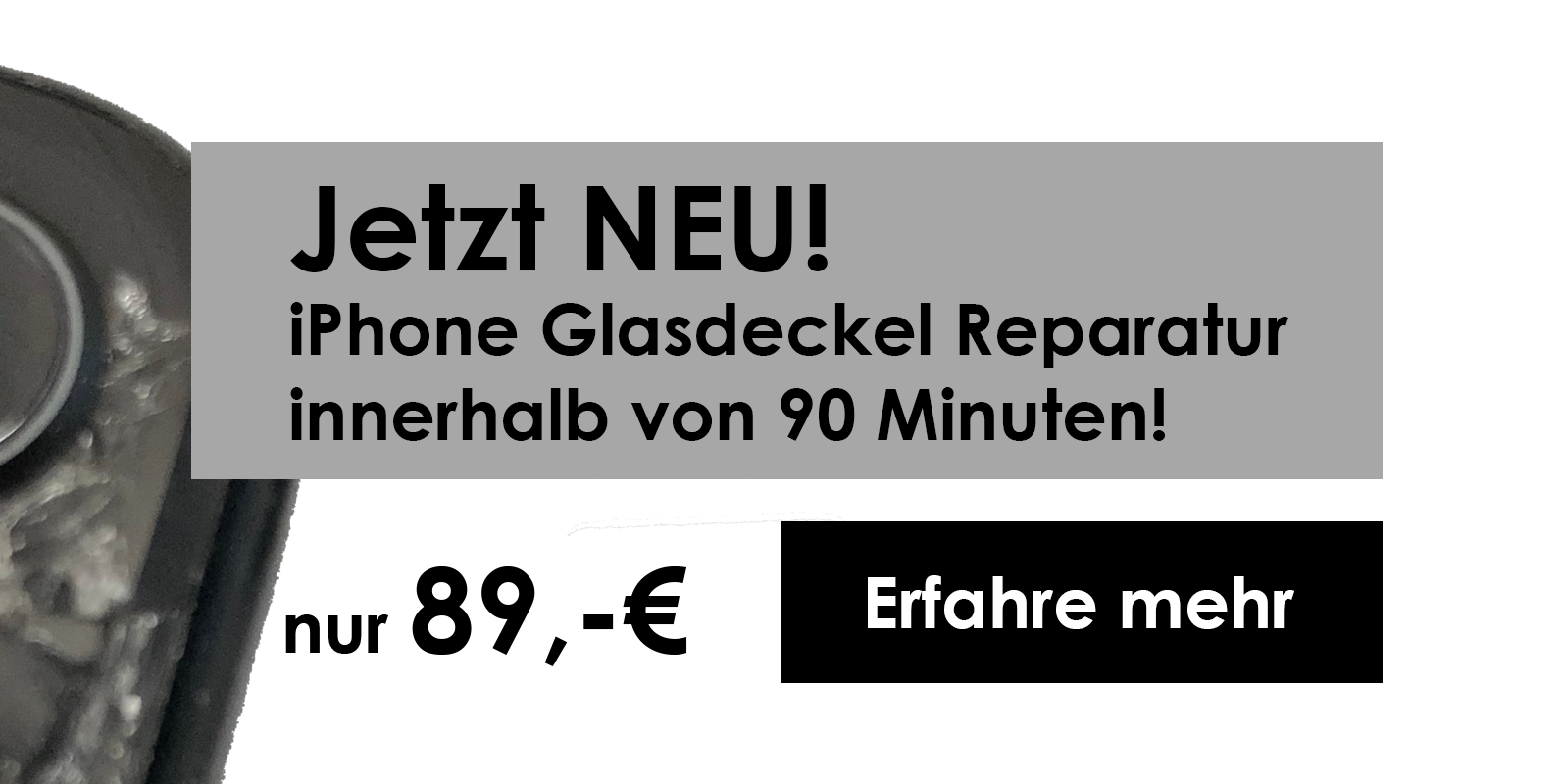iPhone Backcover Express Reparatur Mobil